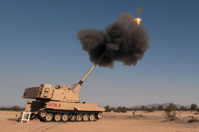 Самоходные гаубицы m109