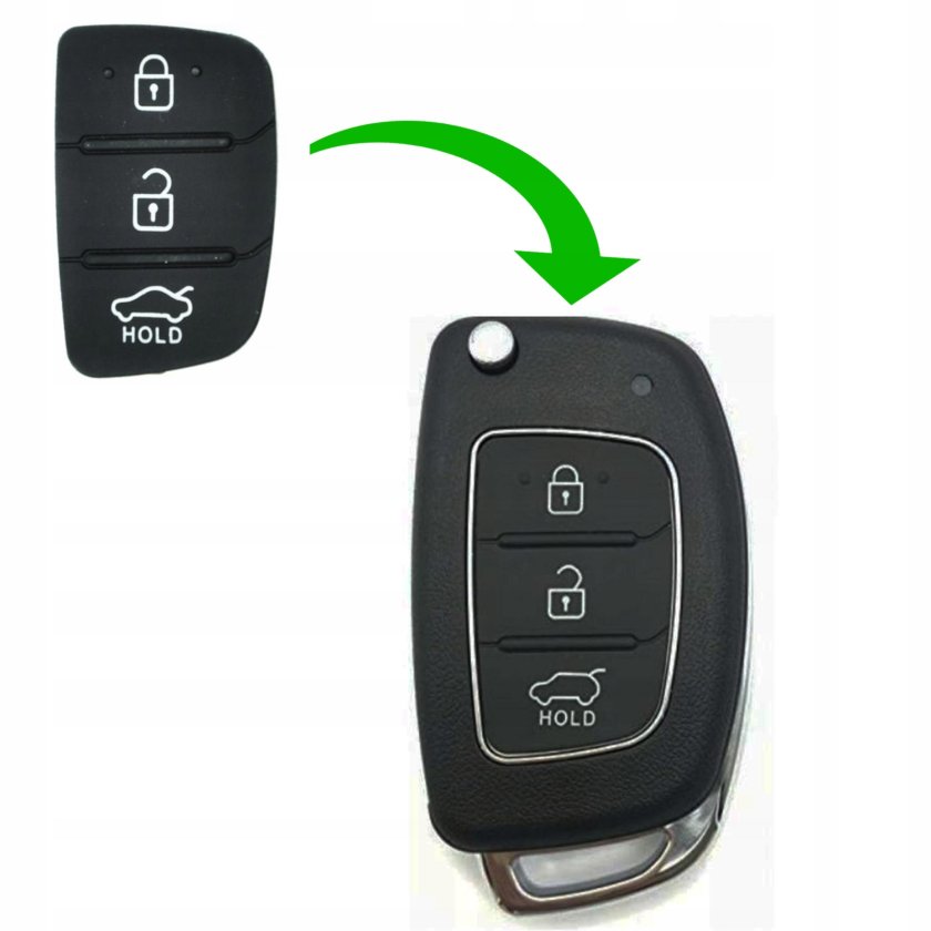 Кнопки ключа зажигания хендай солярис