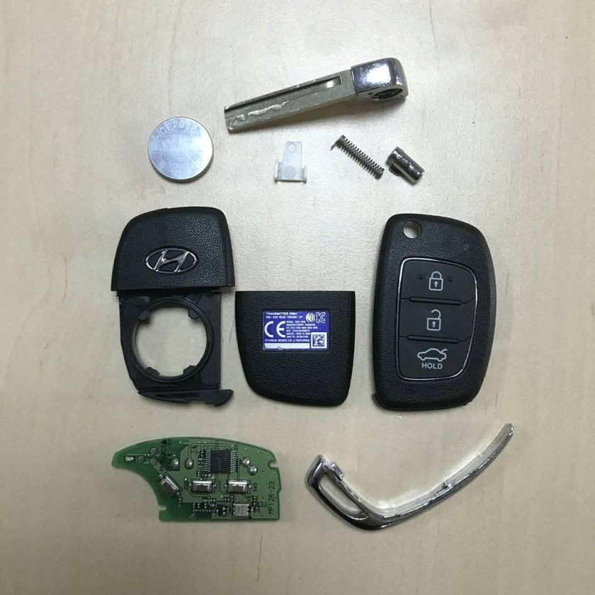Hyundai Solaris чип иммобилайзера