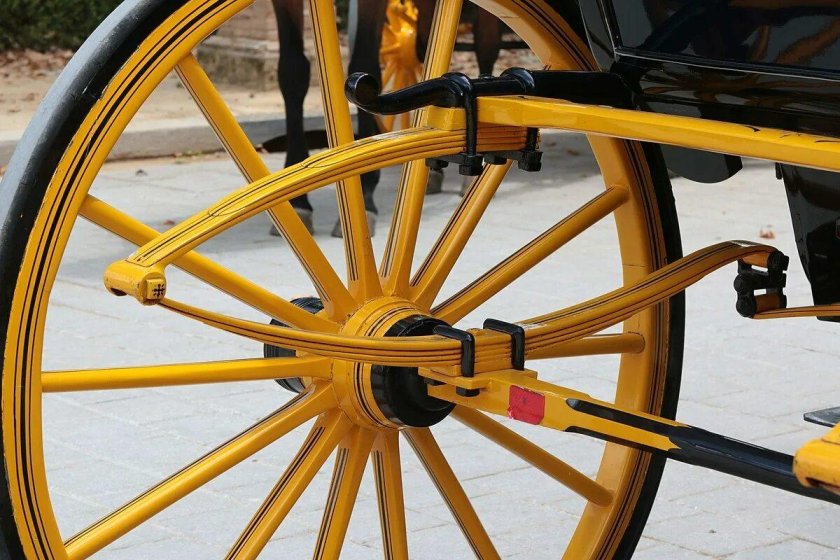 Рессорная тележка 19 век