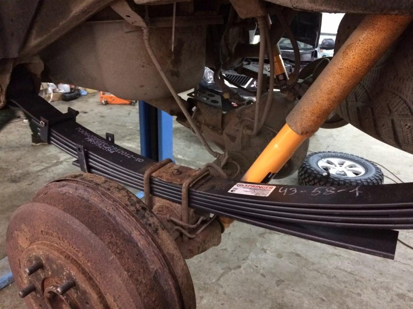 Рессоры риф на УАЗ Патриот