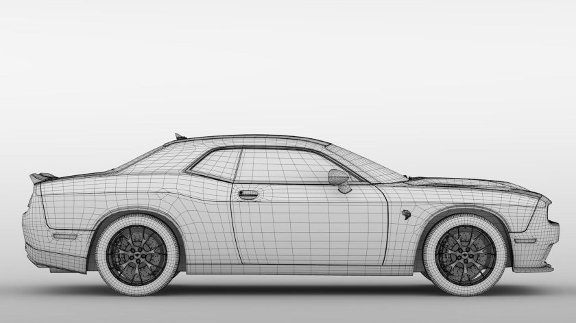 Dodge Challenger чертеж