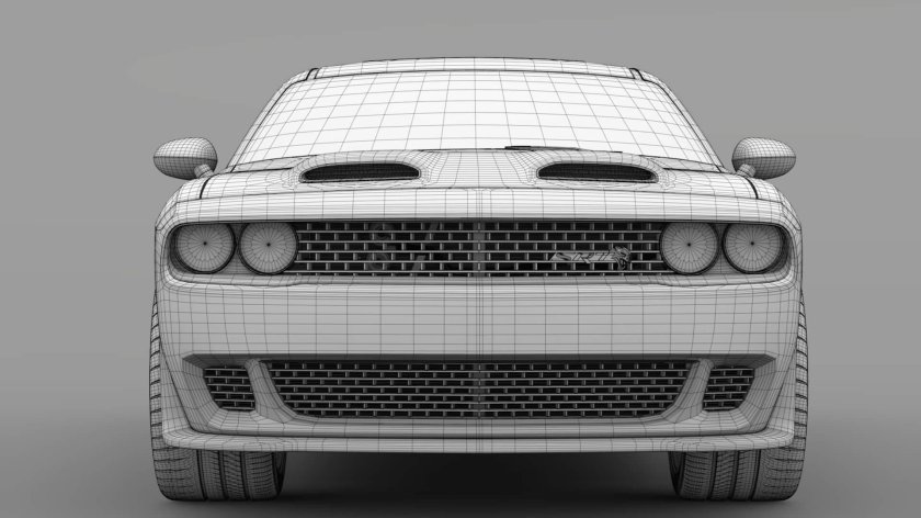 Dodge Challenger Hellcat Blueprint