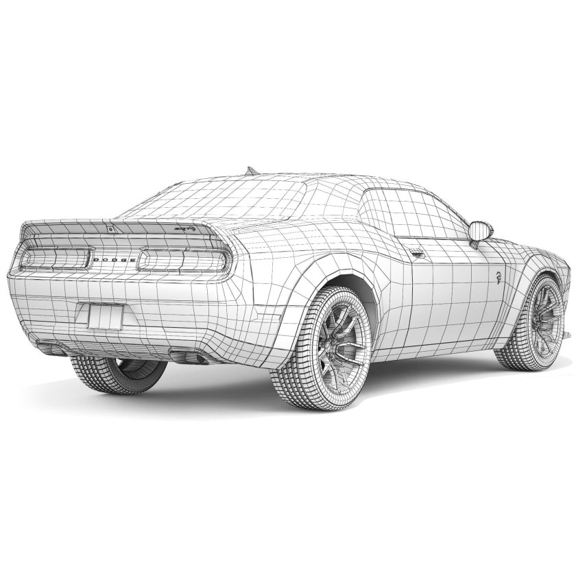 Додж челленджер чертеж