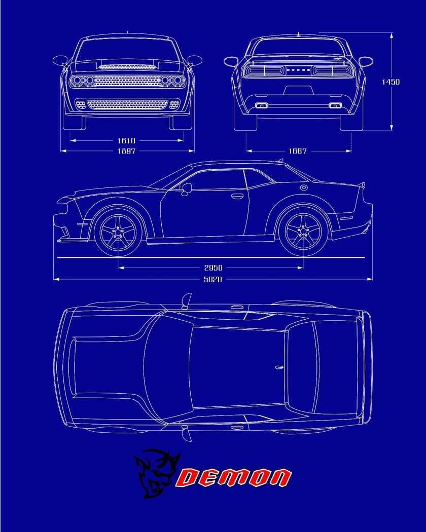 Dodge Challenger Blueprint