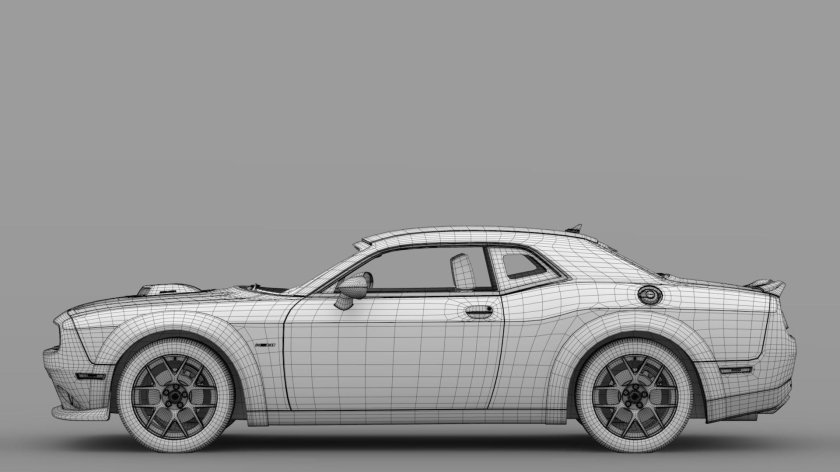 Dodge Challenger 2008 чертеж