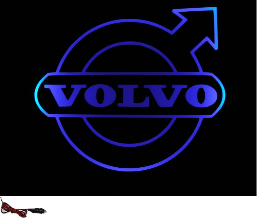 Подсветка двери логотип Вольво Volvo 24v