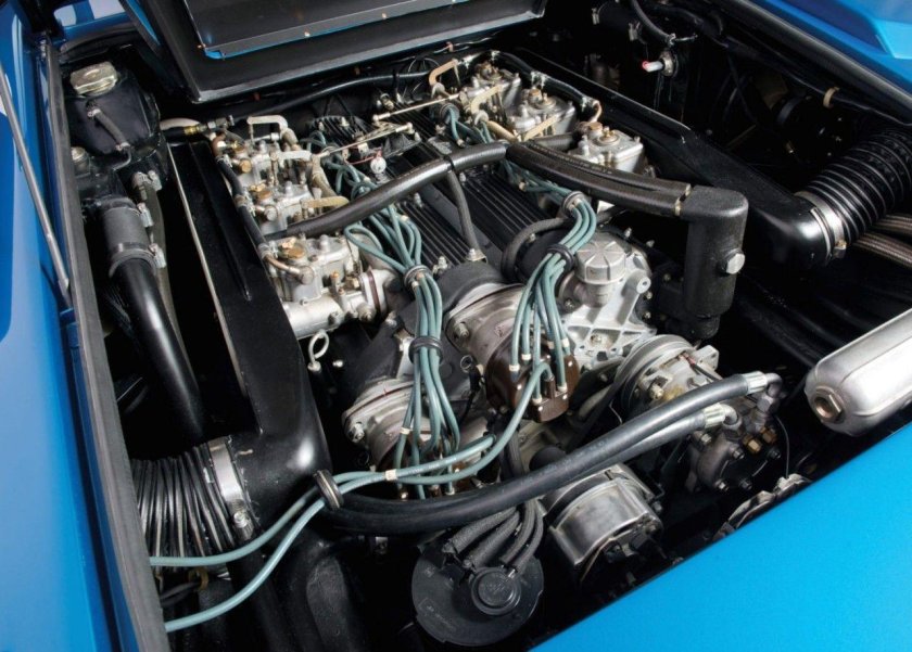 Lamborghini Countach двигатель