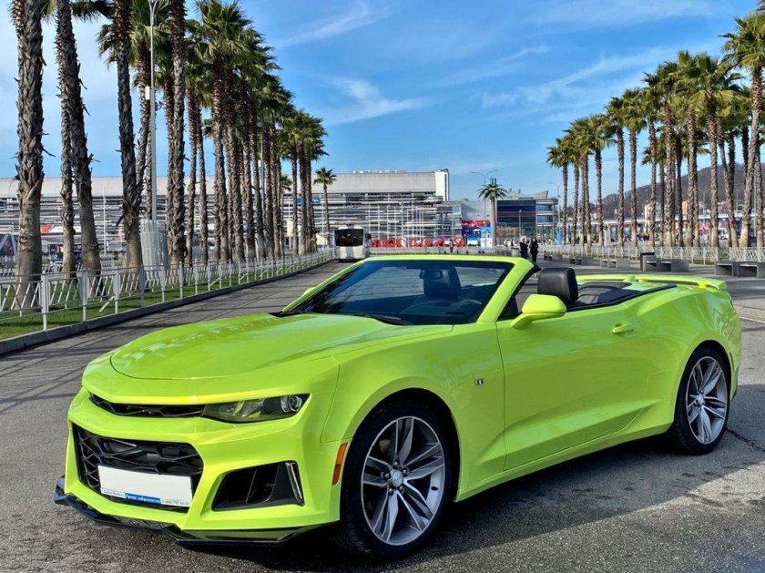 Шевроле Камаро кабриолет 2022