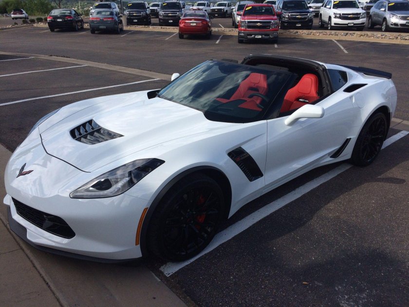 Corvette c7 Stingray White