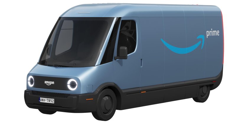 Rivian Amazon delivery van