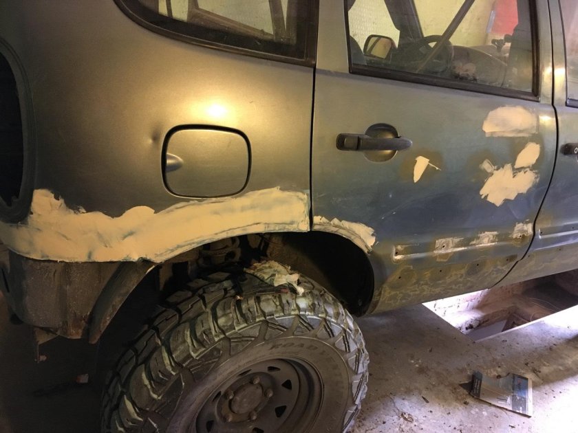 Ремонтные арки Нива Шевроле