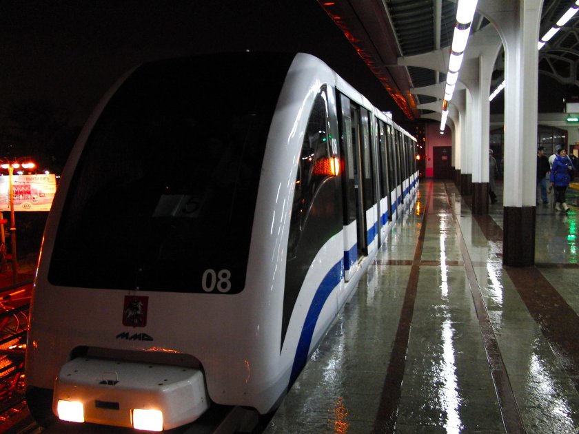 Московский монорельс станция выставочный центр