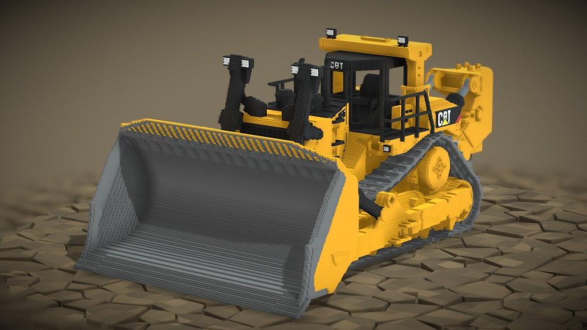 Cat d3 бульдозер