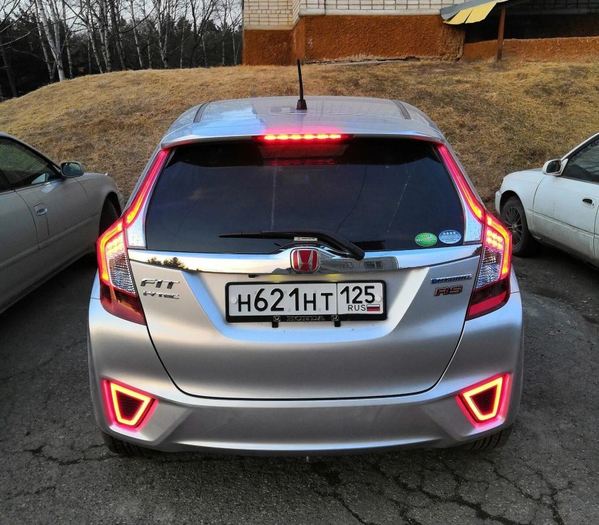 Honda Fit 2014 Rear Bumper Tuning