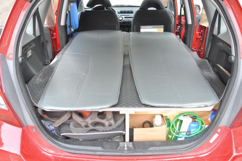 Honda Fit, 2010 спальное место