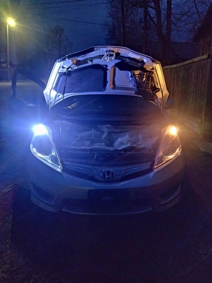 Лампа габаритов на Honda Fit Shuttle