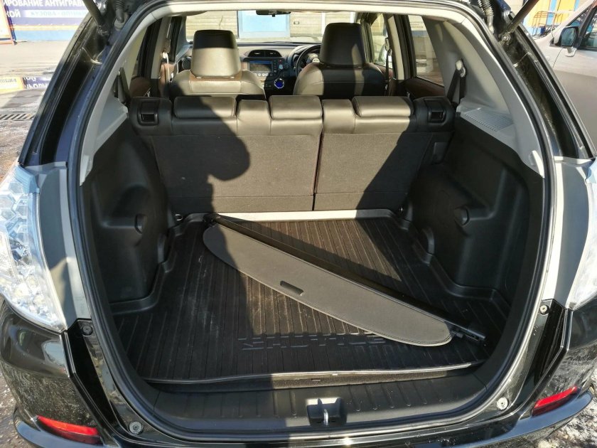 Honda Fit Shuttle 2012 багажник