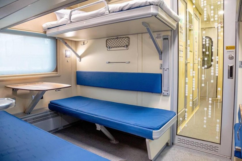 Двухэтажный вагон РЖД плацкарт
