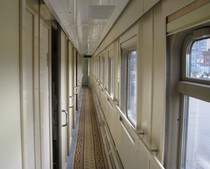 Вагон купе ТВЗ тамбур
