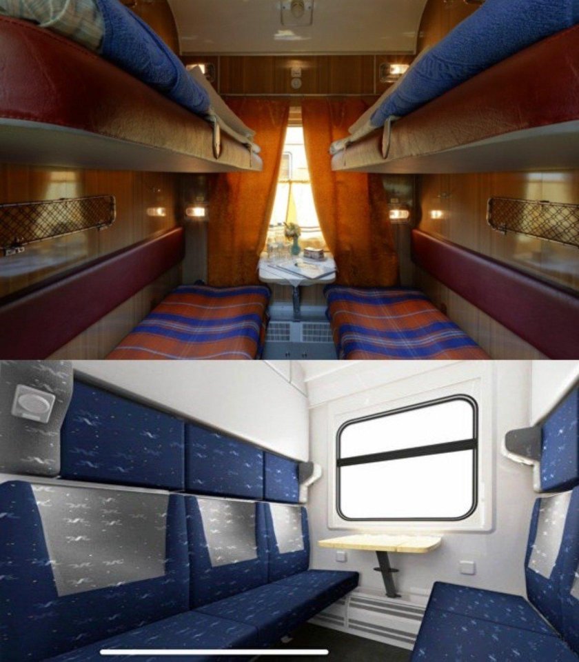 Купе вагон РЖД 2023