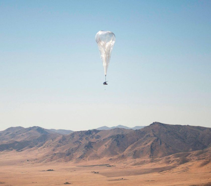 Стратостат в стратосфере