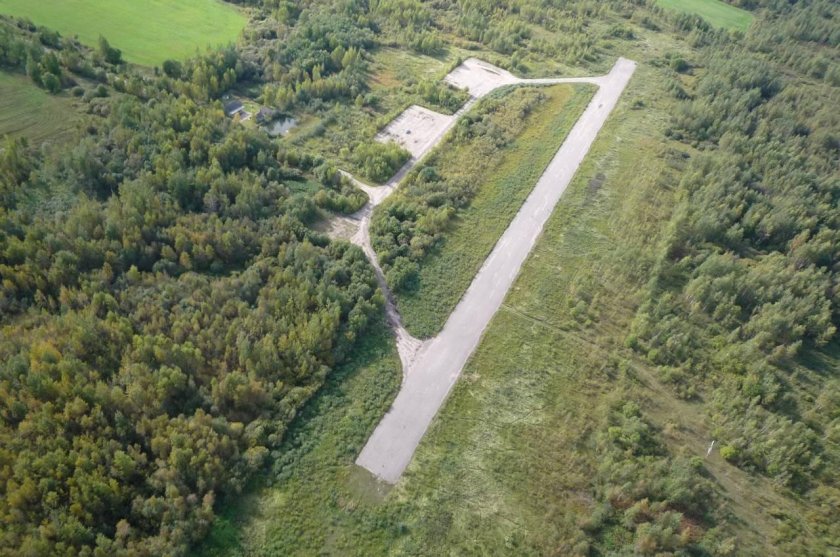 Заброшенный аэропорт Псков