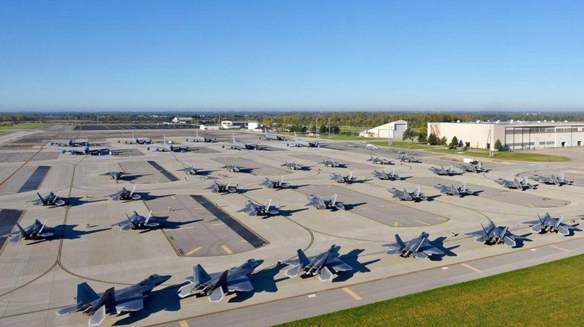 База ВВС США рамштайн в Германии