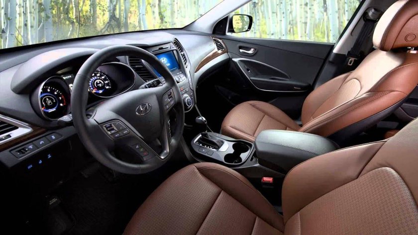 Хендай Санта Фе 2015 салон