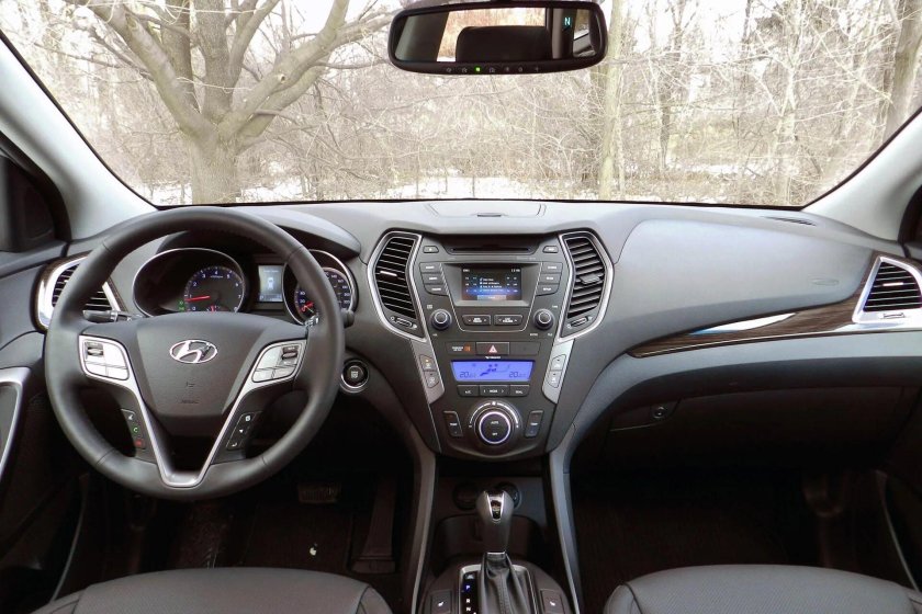 Hyundai Santa Fe 2015 салон