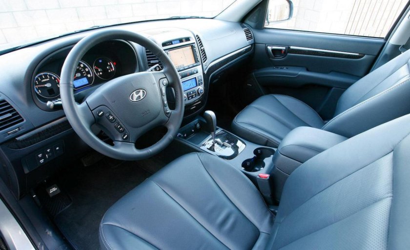 Hyundai Santa Fe 2008 салон