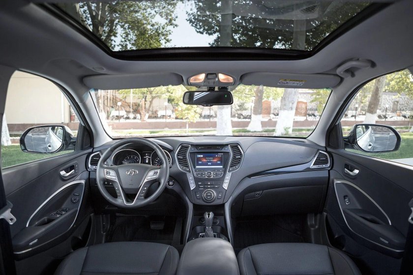 Hyundai Santa Fe III 2014 салон