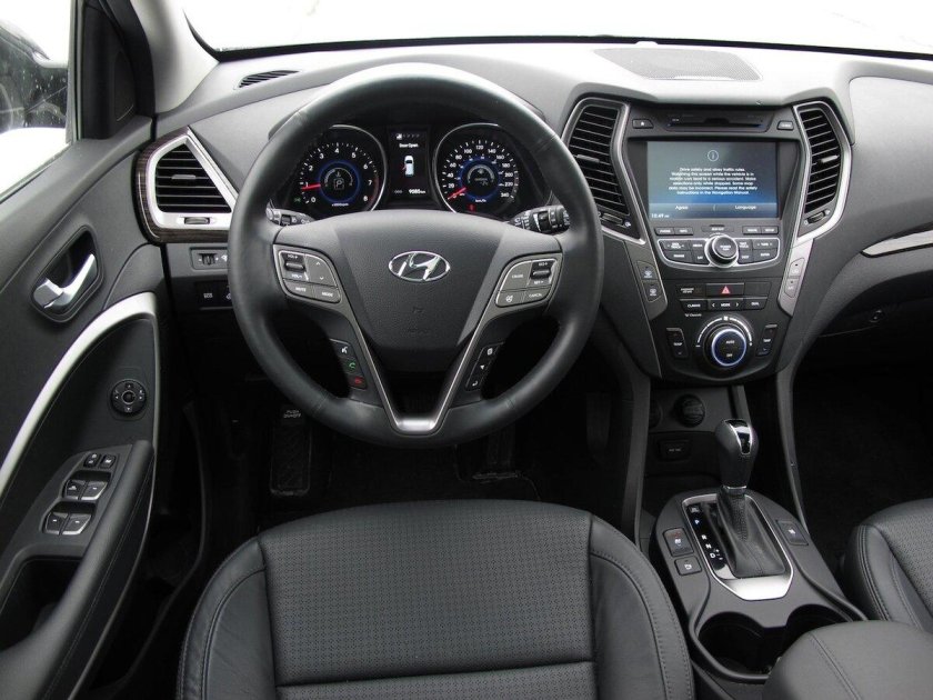Hyundai Santa Fe 2014 салон