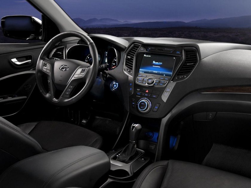 Hyundai Santa Fe 2014 салон