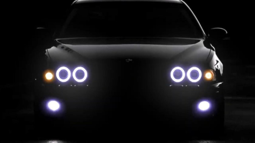 BMW 5 e39 ангельские глазки