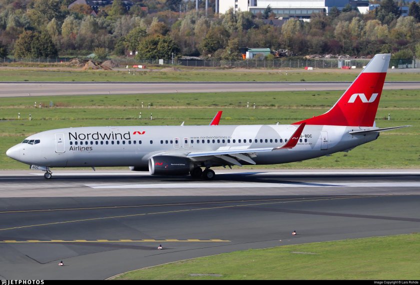Самолёт Boeing 737-800 Nordwind