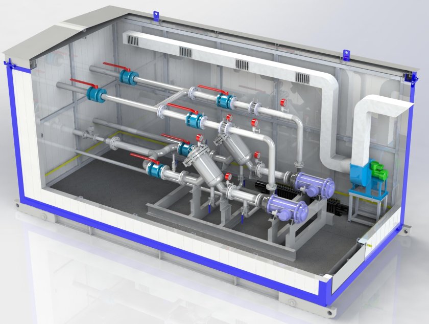 Насосная станция пожаротушения блок бокс