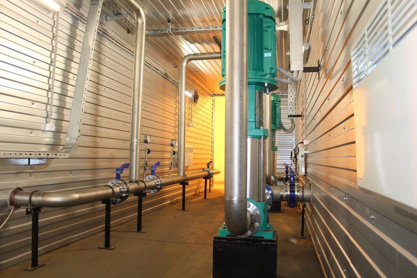 Блочно-модульная насосная станция пожаротушения