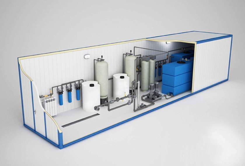 Блочно-модульные станция водоподготовки