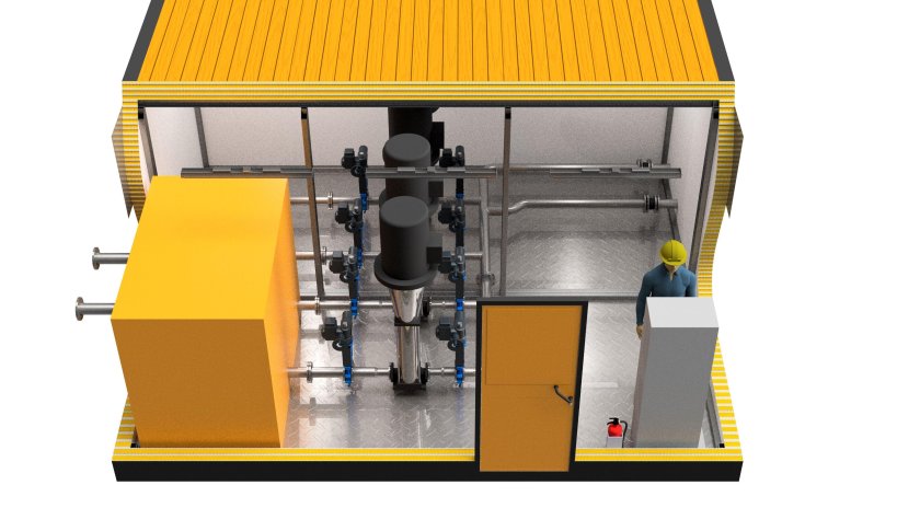 Блочно-модульная насосная станция