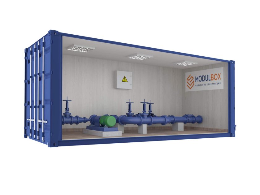 Насосная станция пожаротушения блок бокс