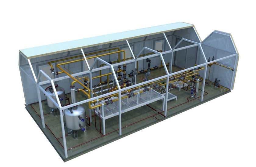 Модульное здание насосной