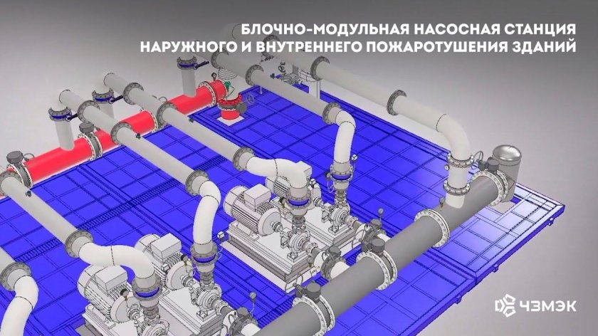 Модульная насосная пожаротушения