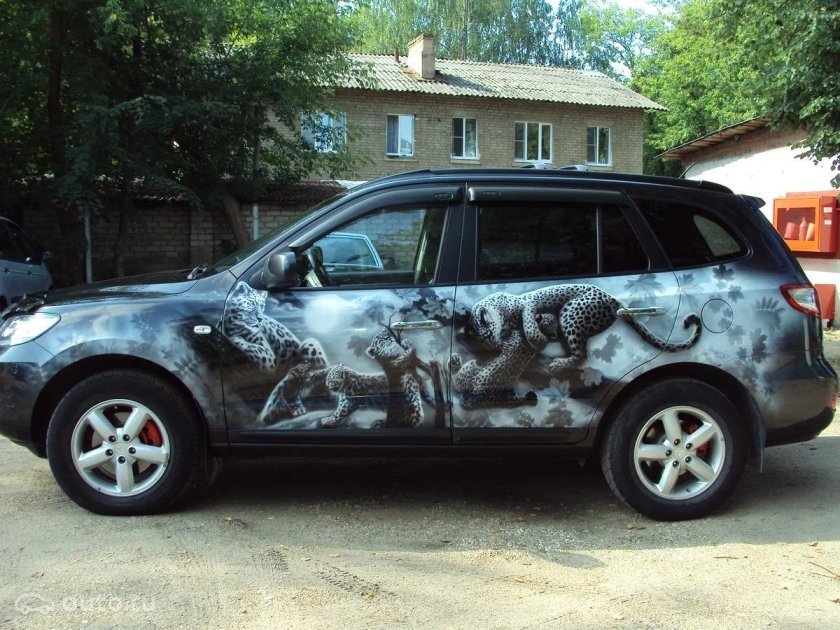 Hyundai Santa Fe 2005 аэрография