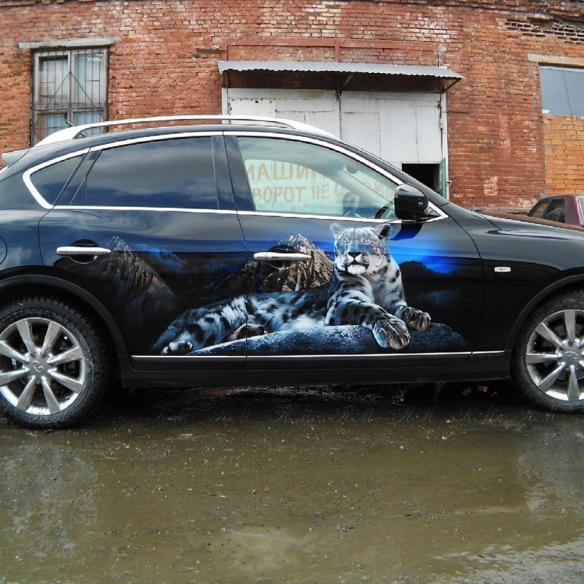 Аэрография на Mazda cx5