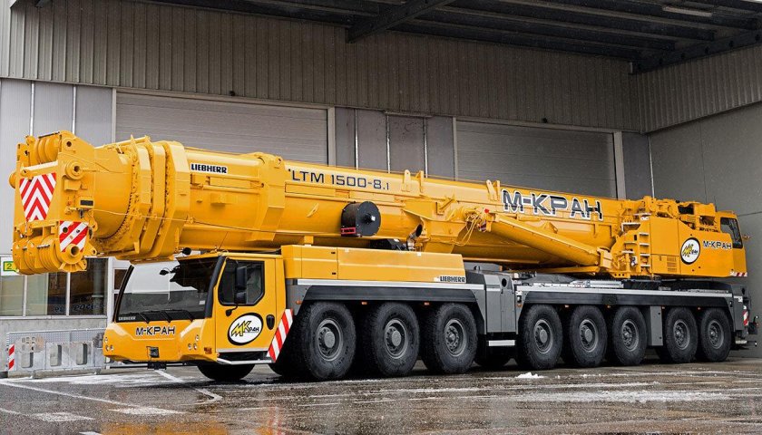 Автокран Liebherr LTM 1500