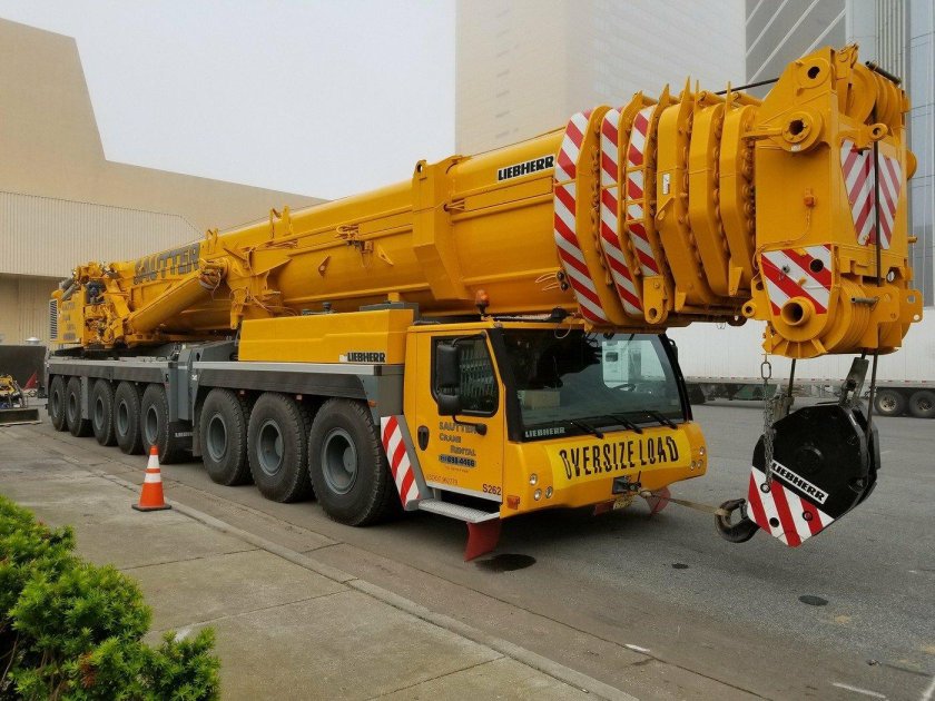 Автокран Либхер 100