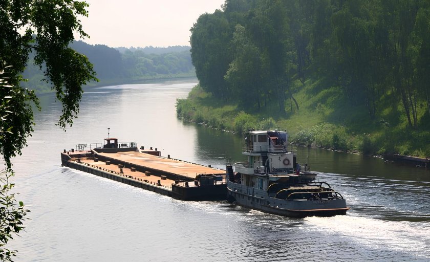 Баржа Клязьма