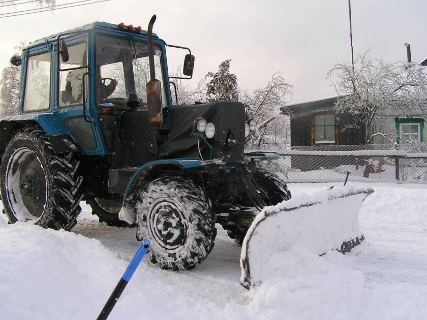 Отвал на МТЗ 82.1