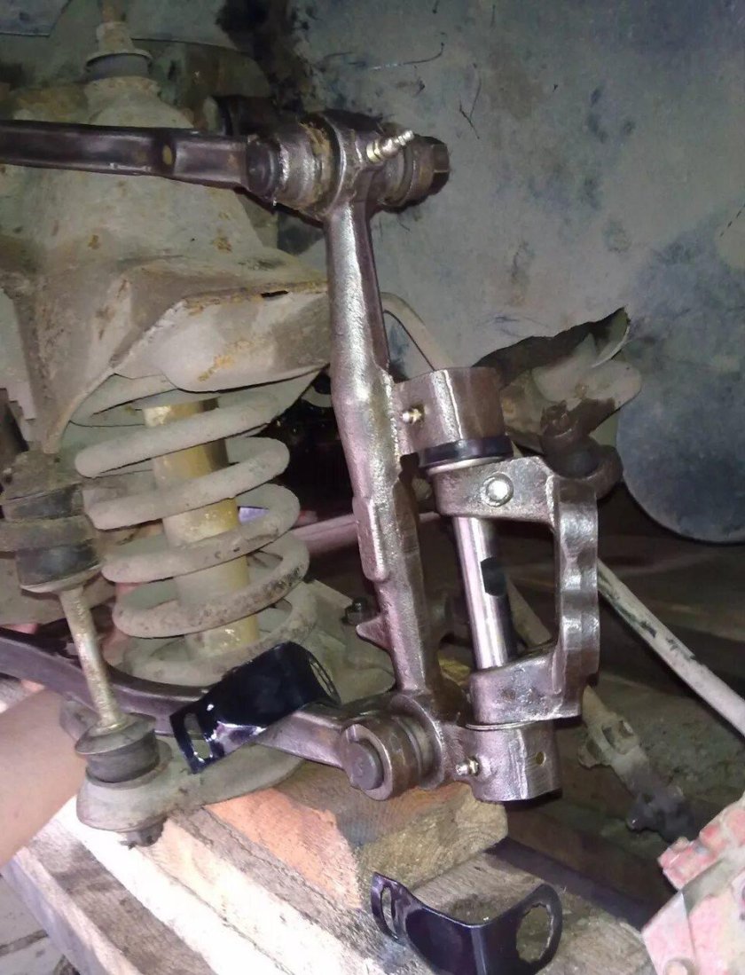 Передняя подвеска ГАЗ 3110 шкворневая